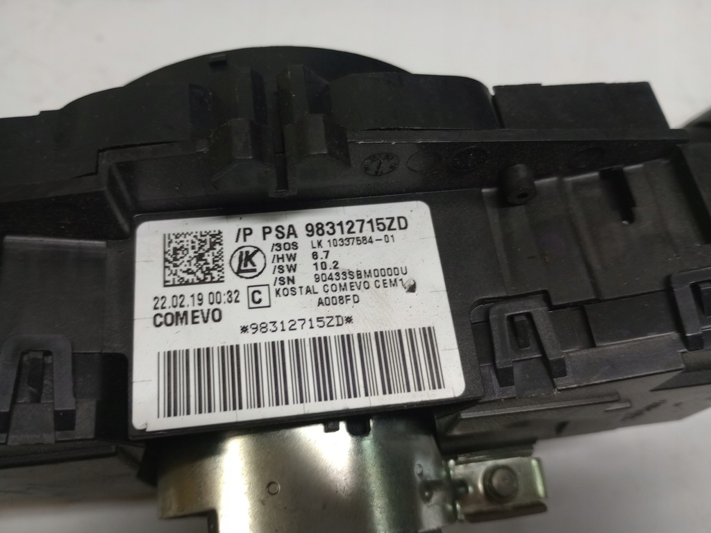 фото №9, Peugeot 3008 переключатель комбинированный 98312715zd europa