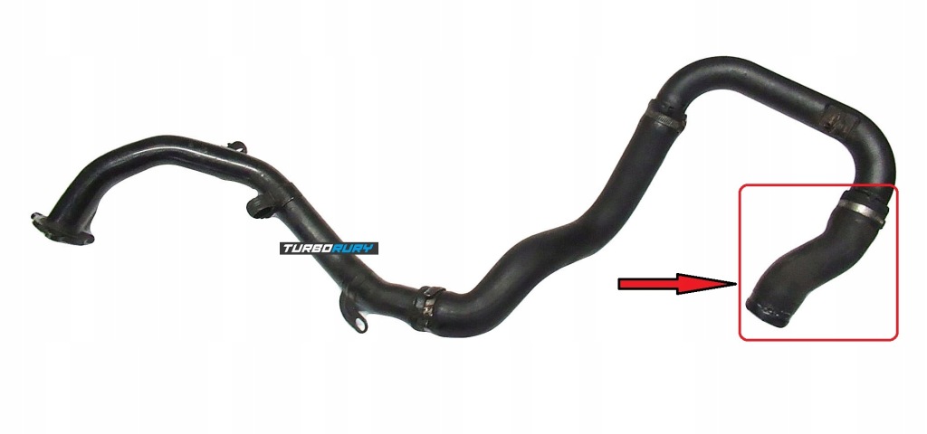 Шланг труба пабтрубок  turbo интеркулер fiat punto evo 1.3 d multijet 55703078 с Разборки