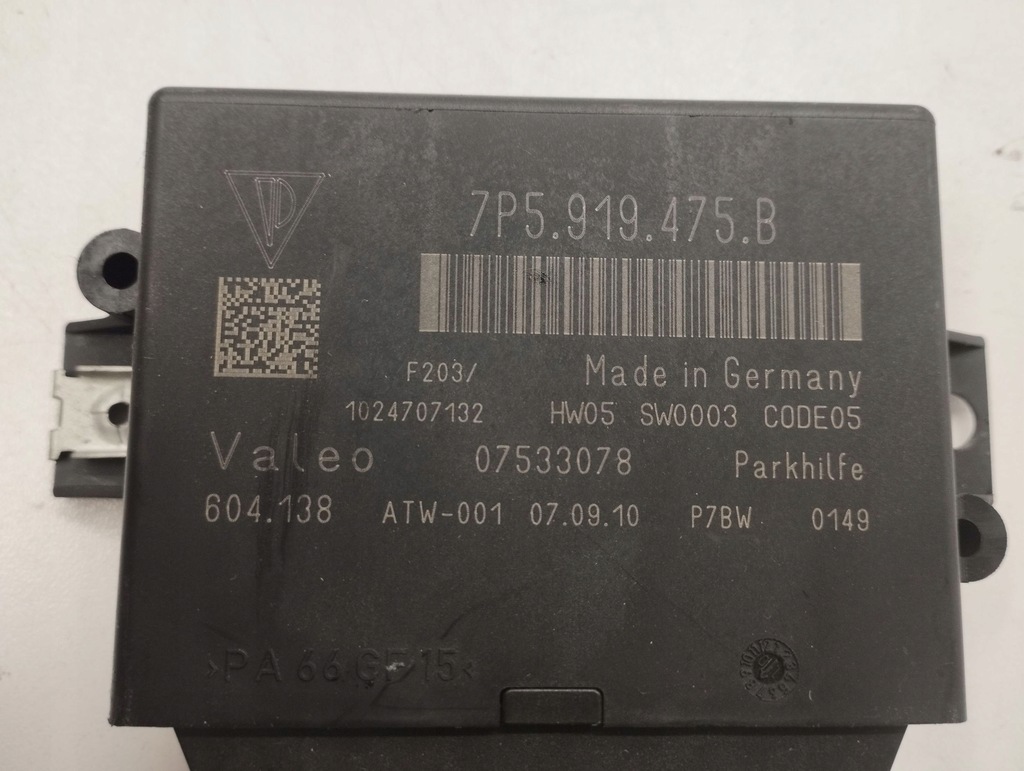 фото №6, Porsche cayenne 92a 2011 блок керування / модуль паркування pdc