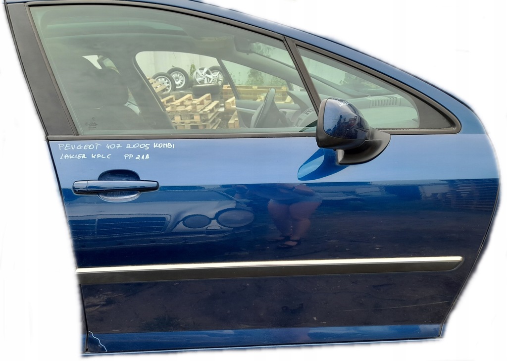 фото №1, Peugeot 407 дверь правый перед правое передние kplc