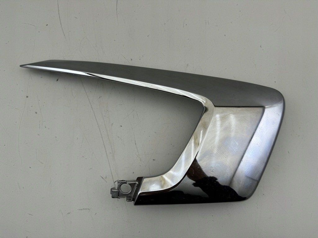 фото №1, Mitsubishi asx lift правая молдинг бампера перед хром накладка решётка радиатора 16-