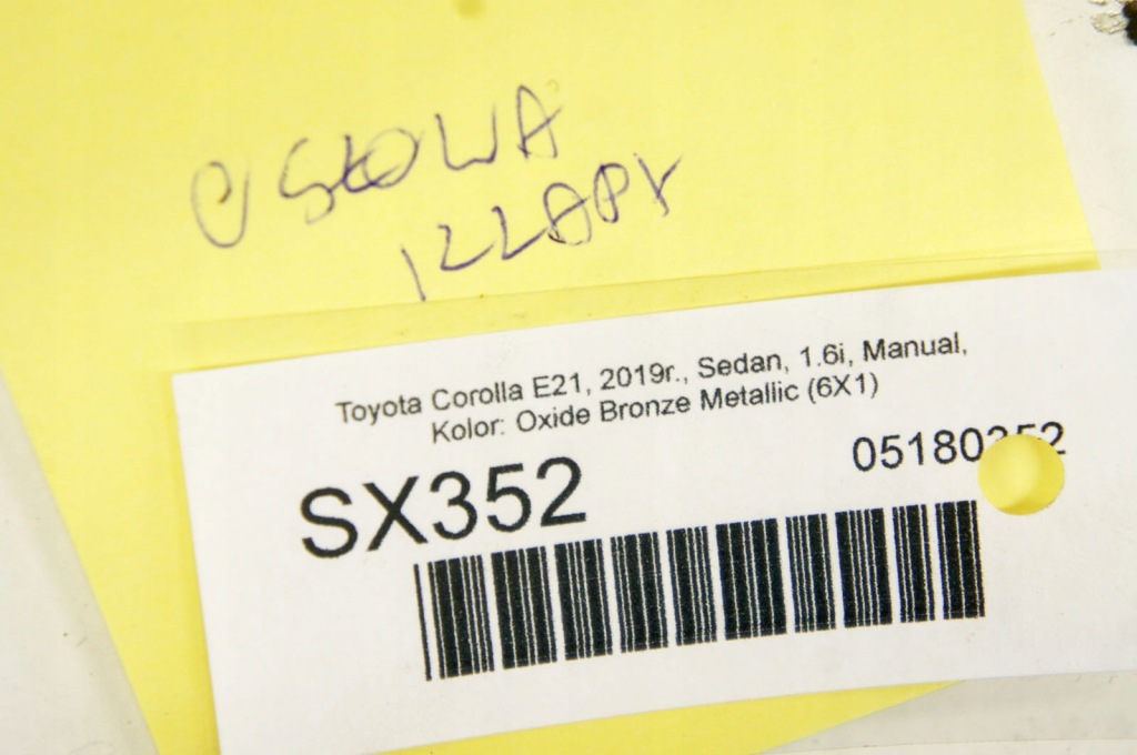 фото №8, Sx352 toyota corolla e21 xii защита крышки багажника sedan 64719-02290