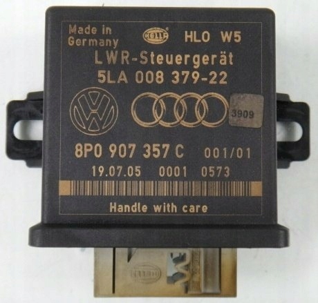 фото №1, Audi a3 8p 05 r модуль реле світла ксенон