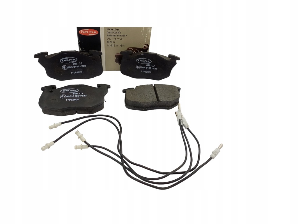 фото №1, Delphi lp696 набір гальмівних колодок гальмівних, гальма дискові