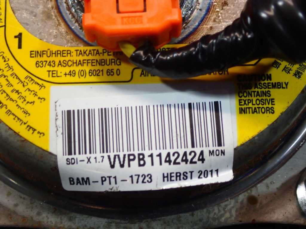 фото №5, Nissan micra k13 10-13 подушка безпеки подушка пасажира bam-pt1-1723 vvpb1142424