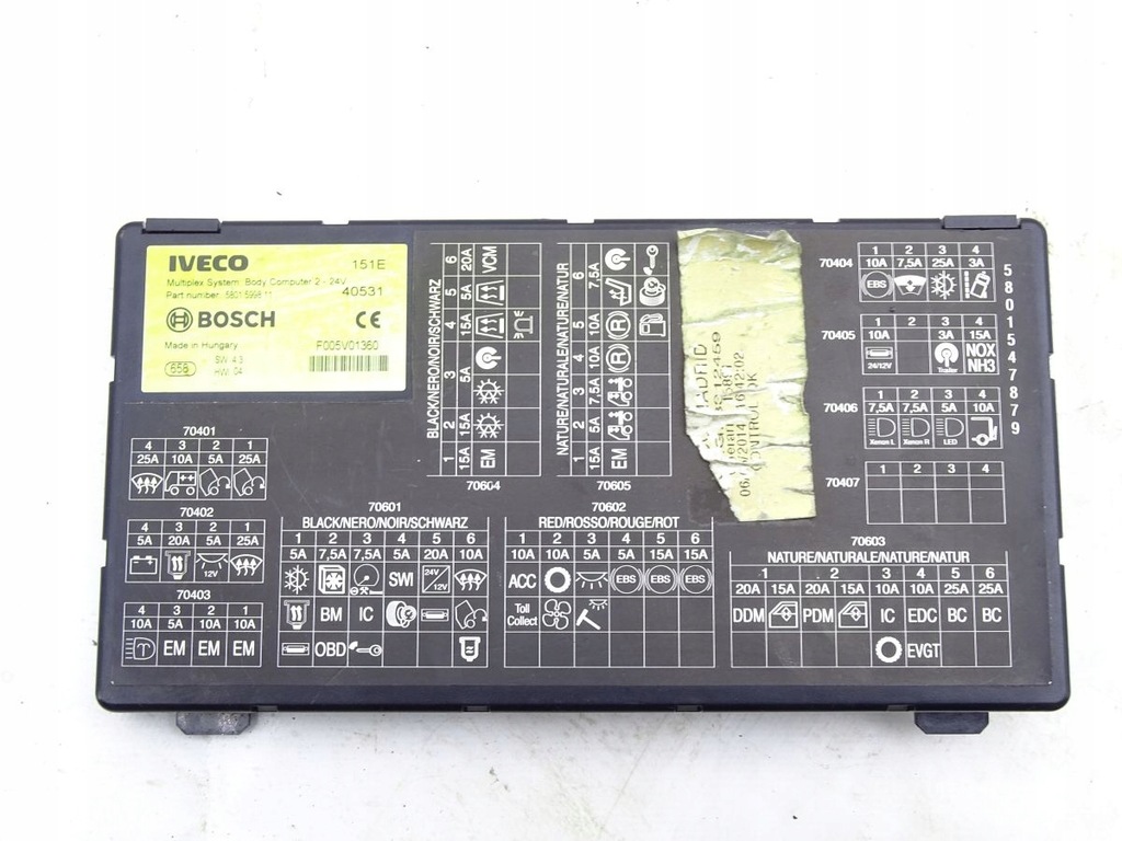 фото №9, Iveco stralis hi-way 12- cursor 11 e6 460 бортовой компьютер набор стартовый vcm кузов