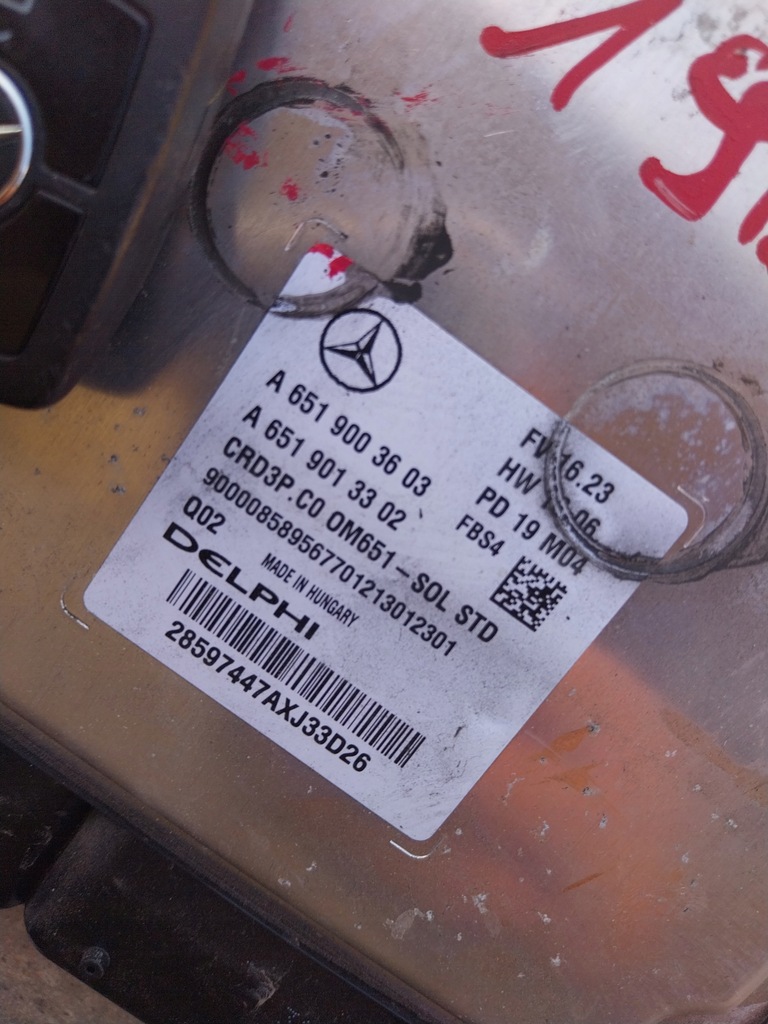 фото №6, Mercedes w910 sprinter бортовой компьютер набор стартовый модуль замка зажигания