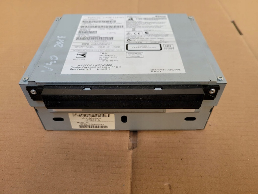 фото №1, Радіо заводський програвач cd volvo v40 ii 31396096