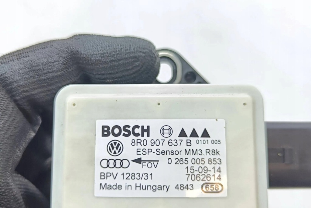 фото №8, Датчик ускорения audi q5 8r 8r0907637b 3.0l дизель 2015