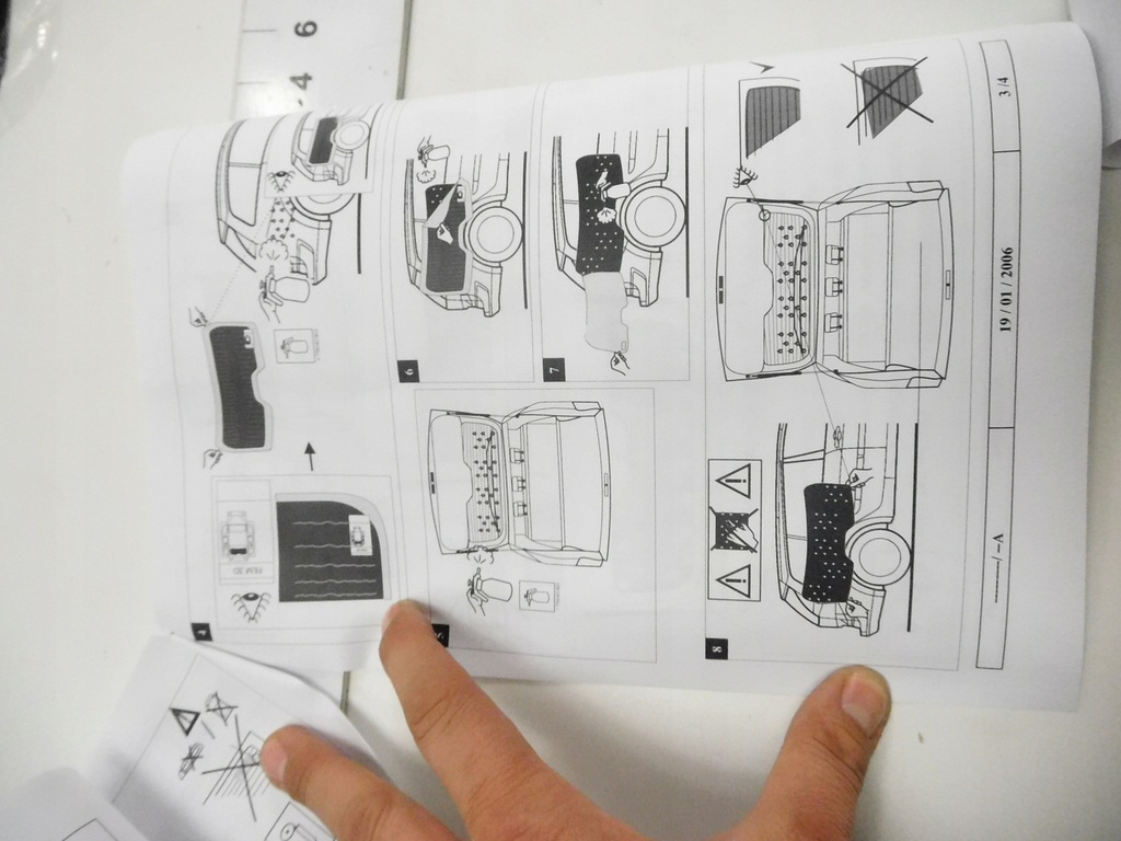 фото №5, Набор пленка na стекло renault megane ii 7711419135