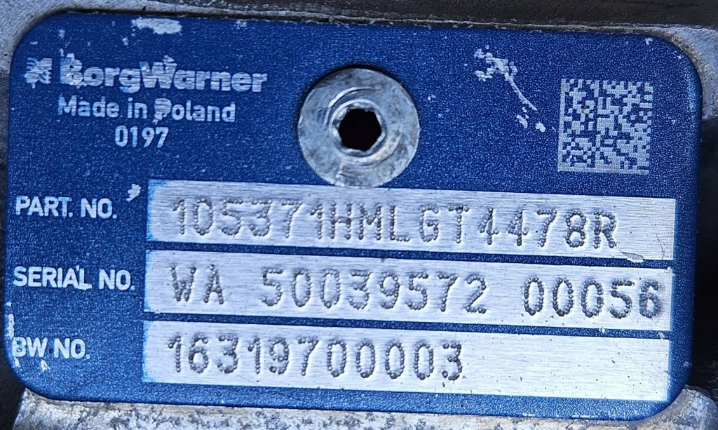 Турбонагнітач турбіна turbo renault clio v 5 captur 2 2 16311019069 Зі Шроту