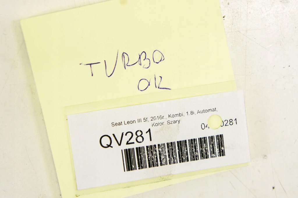 фото №7, Qv281 seat leon iii 5f 1.8i турбонагнітач турбіна 06k145701t