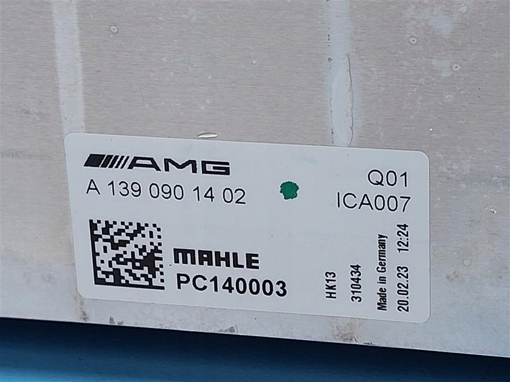 фото №9, Интеркулер mercedes sl r232 amg gt w192 a1390901402 2022-