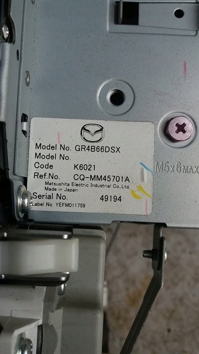 фото №4, Mazda 6 lift gg радіо cd панель обдув gr4b66dsx
