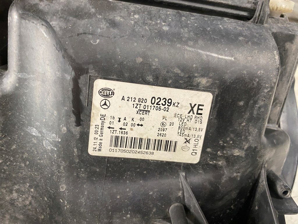 фото №15, Mercedes w212 лампа правий перед ксенон a2128200239