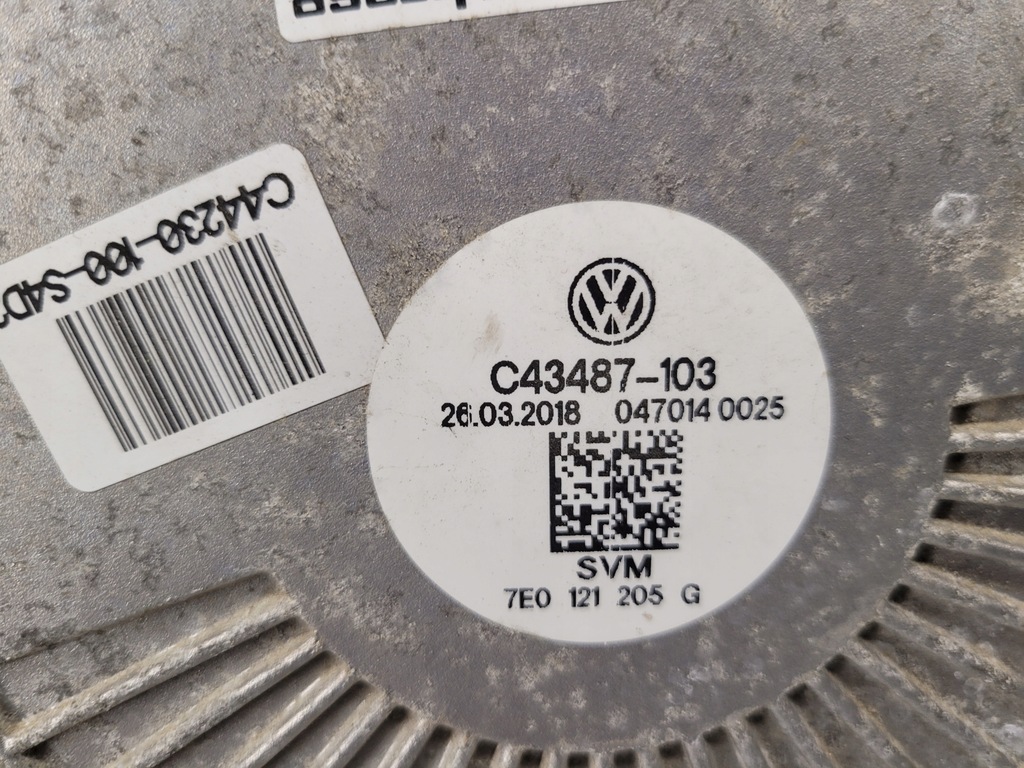 фото №7, Vw t6 transportr multivan 7e 850w вентилятор корпус вентилятора