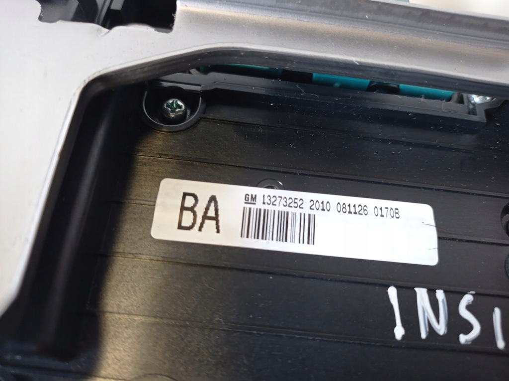 фото №9, Панель кондиционера радио cd insignia 13273095