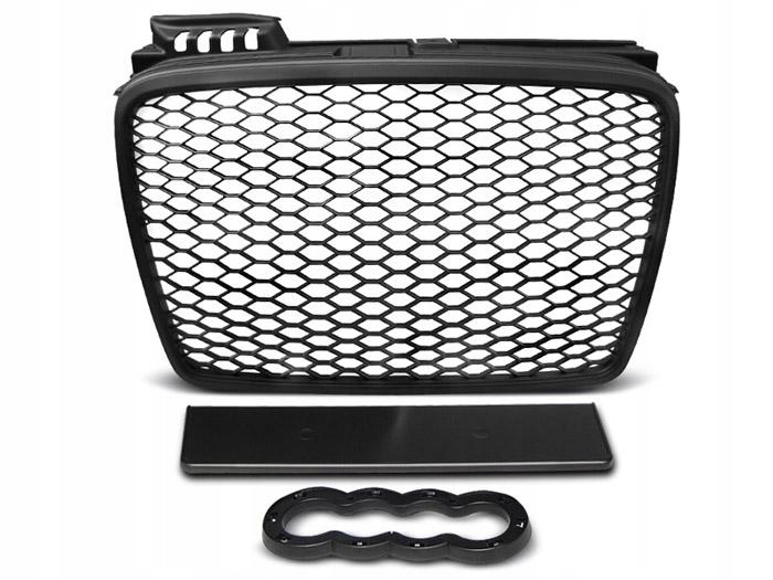 фото №2, Решітка радіатора audi a4 b7 rs-type 11/04-03/08 матовий black