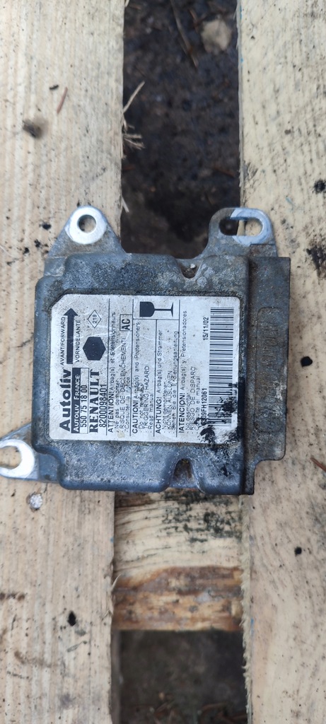 фото №1, Датчик подушка безпеки renault kangoo 550751800 8200098401