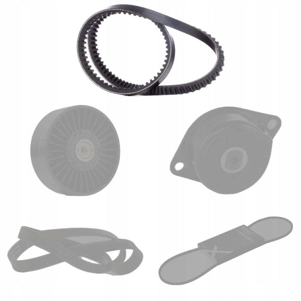 Набір ремінь клиновий ridex 542r0872 do vw golf iii 1h1 golf iii cabrio Ціна