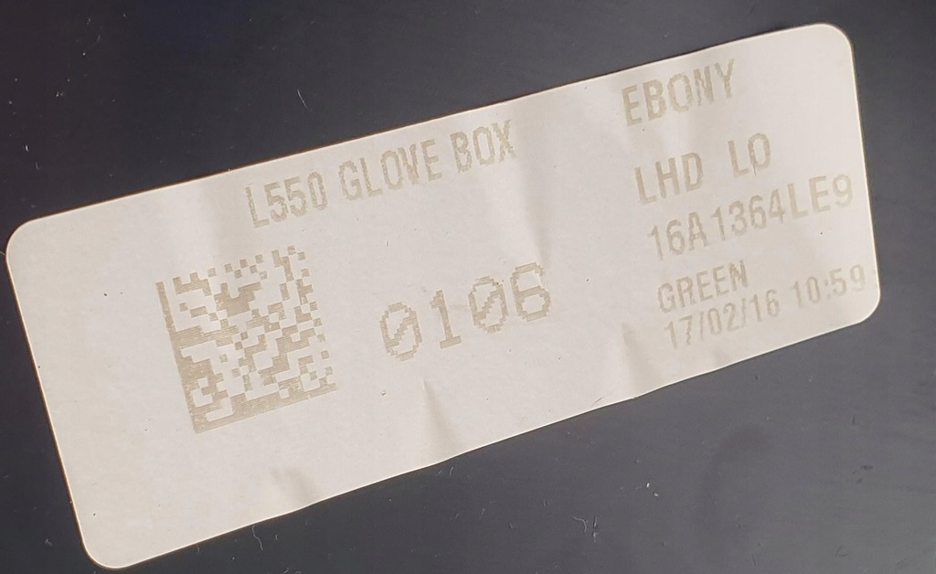 фото №8, Бардачок пасажира discovery sport l550 europa