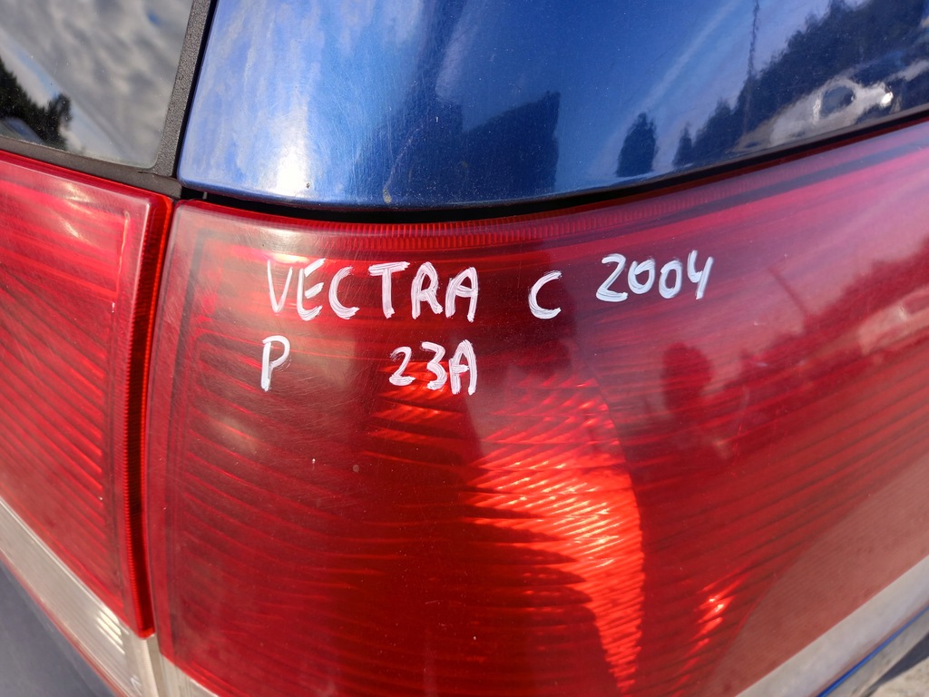 фото №8, Opel vectra c лампа правый задняя правая задняя крыло