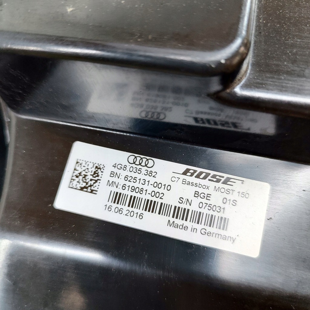 фото №8, Audi rs6 c7 2017 динамик низкочастотный