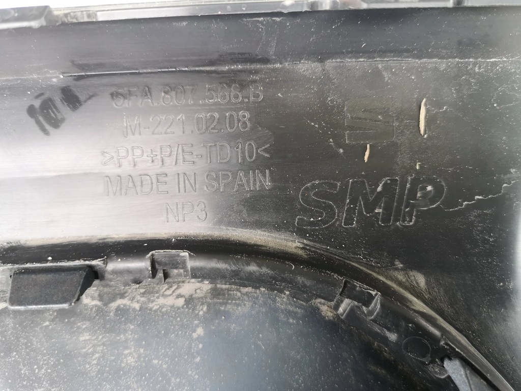 фото №10, Seat leon iv cupra- спойлер диффузор бампера задняя