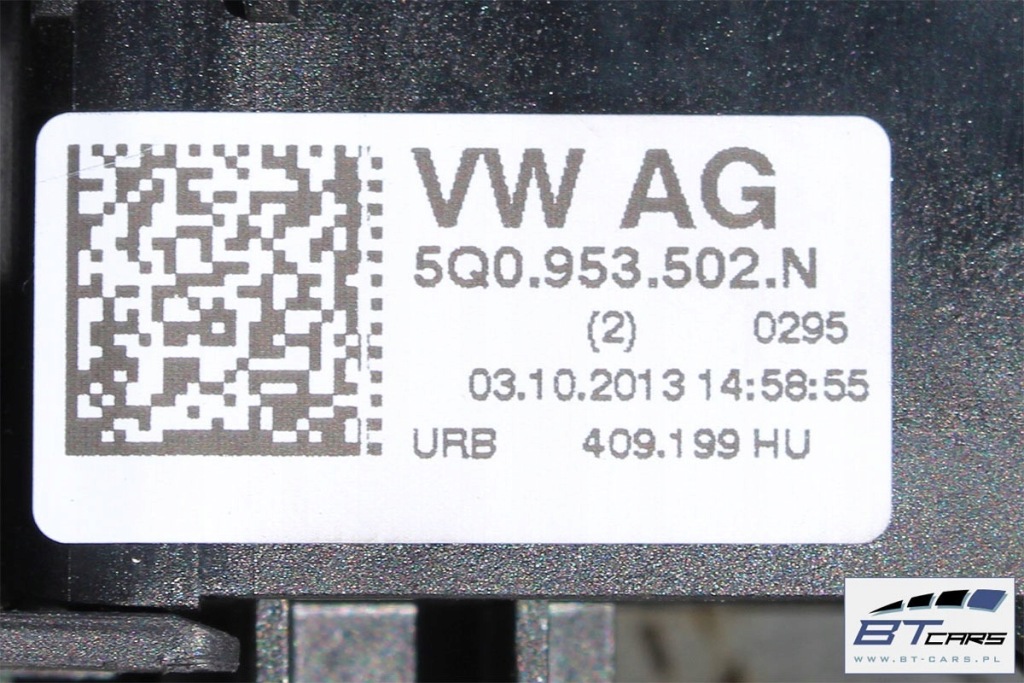 фото №8, Vw golf 7 sportsvan b8 переключатели рычаг 5q0953502n 5q0953521l 5q0 953 502 n