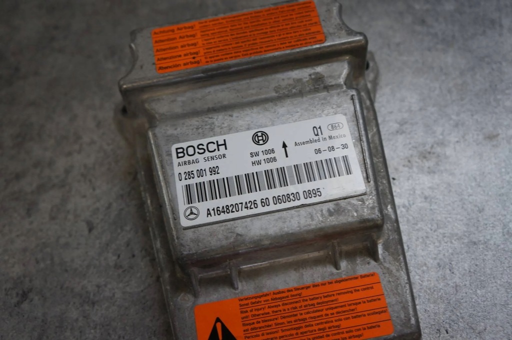 фото №5, Модуль блок керування датчик подушка безпеки подушок mercedes gl x164