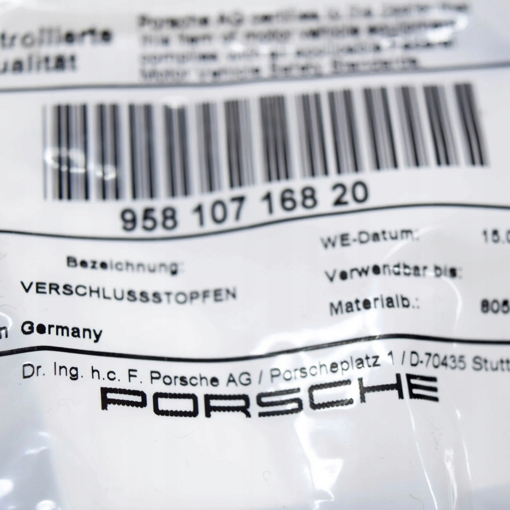 фото №8, Porsche cayenne 92a щуп масла двигателя 95810716820 оригинальный