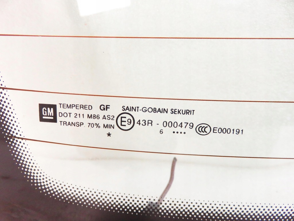 Скло задня opel corsa d s07 hb Зі Шроту