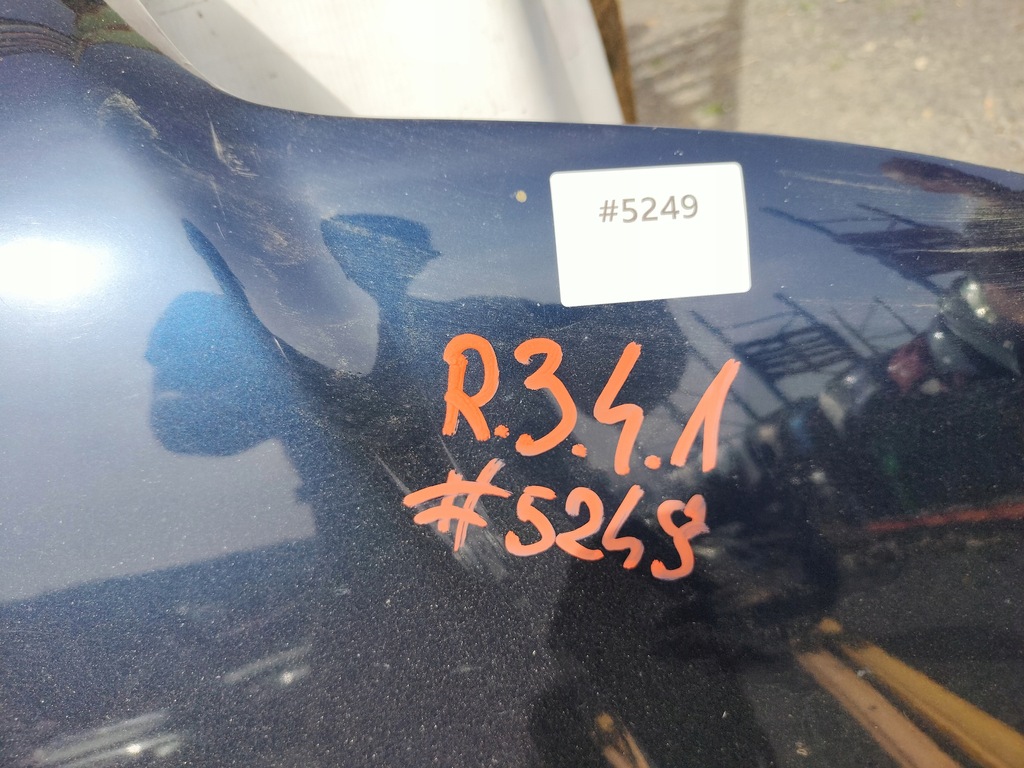 фото №7, Audi a6 c5 przed lift капот кришка двигуна niebieska