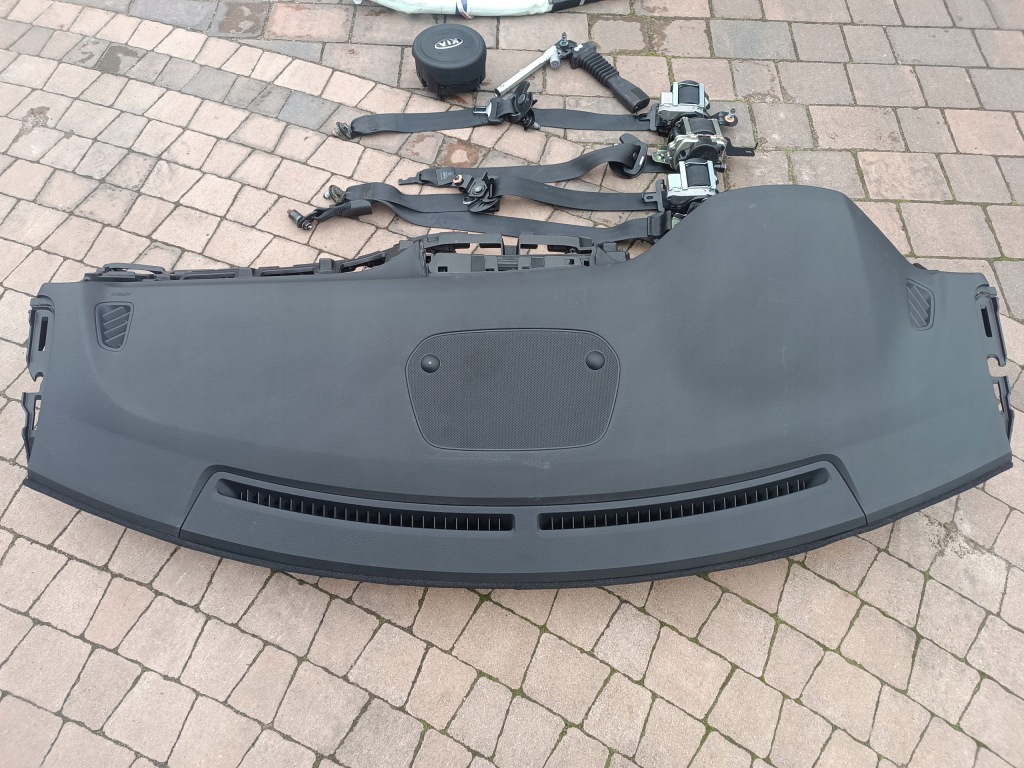 фото №8, Kia sportage iv панель приладів консоль org демонтаж з подушки ремені i натягувач