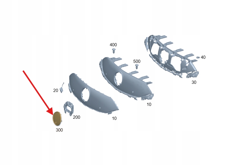 фото №14, Mercedes звезда эмблема logo решётка радиатора distronic eqe v295 eqs v297 c295 c297