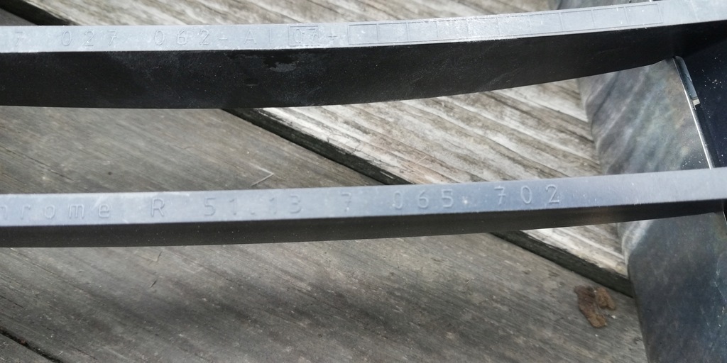 фото №11, Bmw 5 e60 e61 решітка радіатора права решітка радіатора решітка радіатора