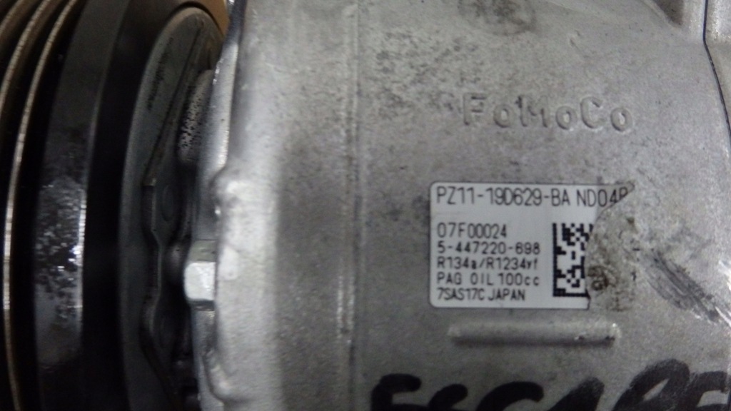 фото №5, Компрессор кондиционера ford escape mk4 lift 2.0 ecoboost pz11-19d629-ba