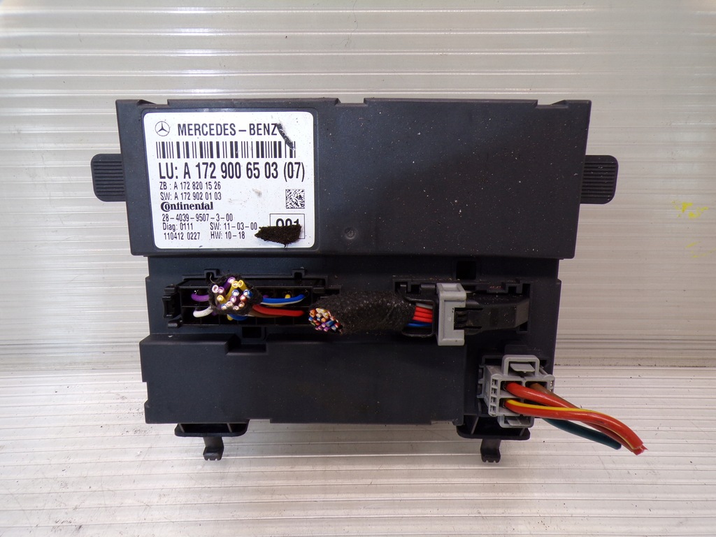 фото №1, Модуль блок управления крыша mercedes slk r172 w172 1729006503