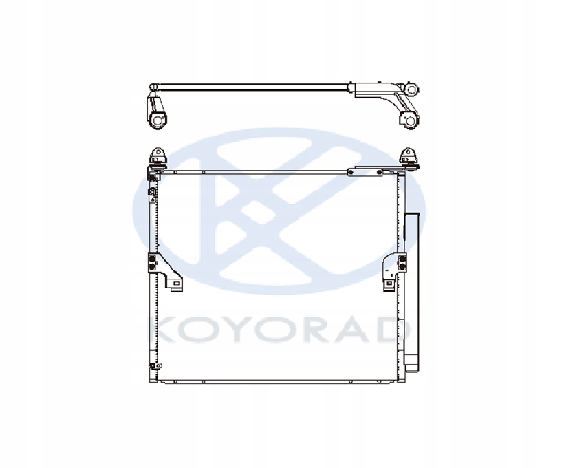 фото №1, Радиатор кондиционера toyota cruiser fj150