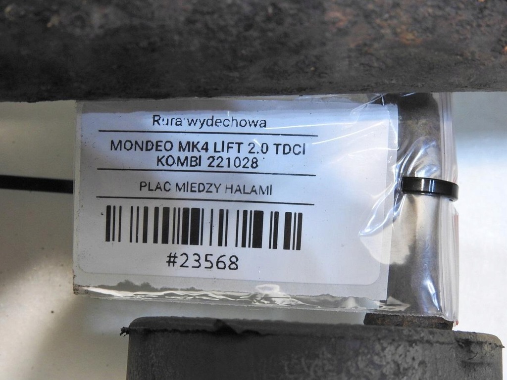 фото №9, Труба выхлопная ford mondeo mk4 2.0 tdci