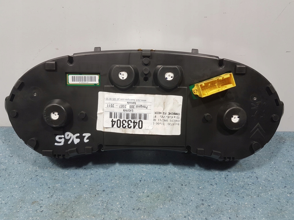 фото №5, Peugeot 308 1.6 hdi лічильник 9665107480