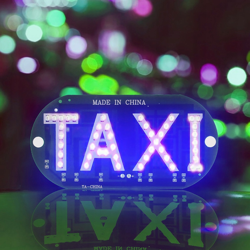 фото №13, Лампа taxi передней стекло лампа с штекер 12v