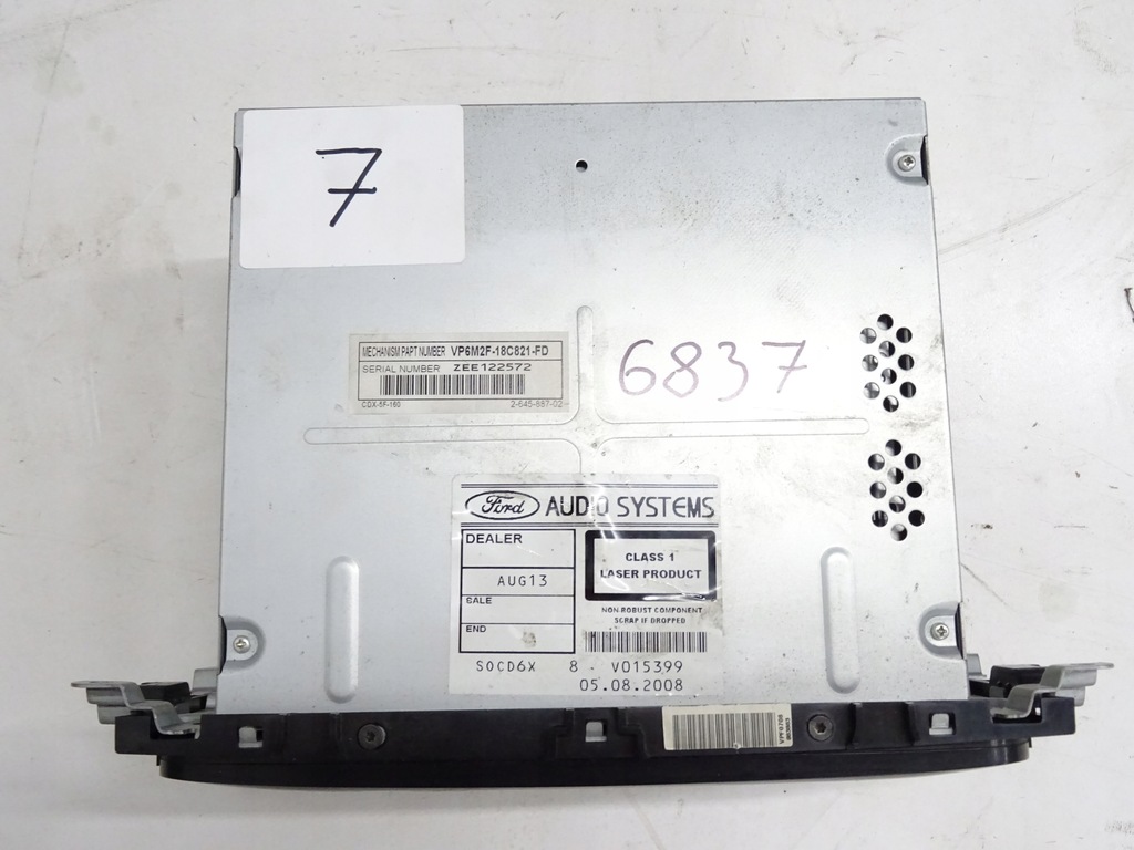 фото №2, Ford s-max mk1 радіо радіопрогравач kod