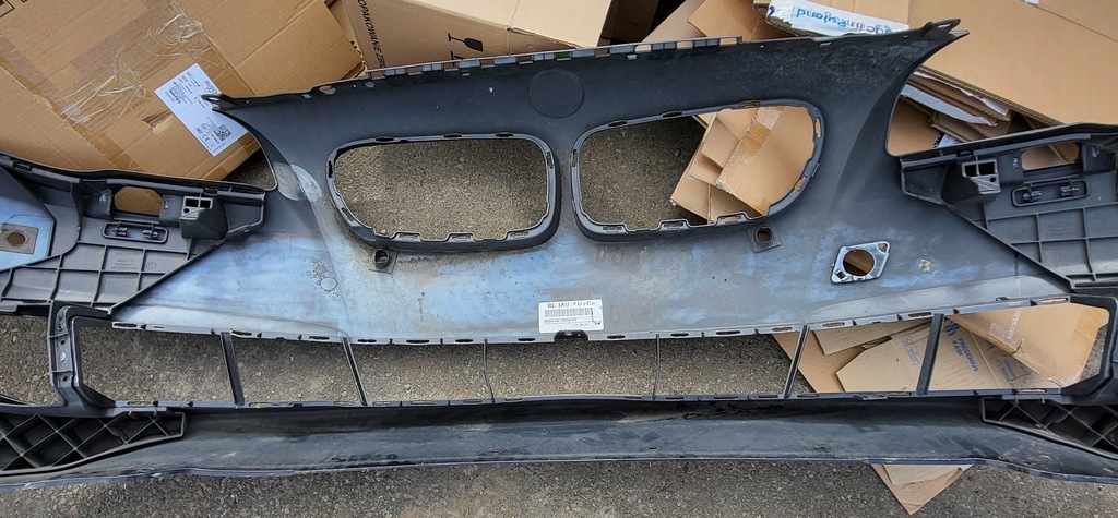 фото №11, Бампер передний направляющие bmw 5 f10 f-10 оригинальный номер 7320919 чёрный