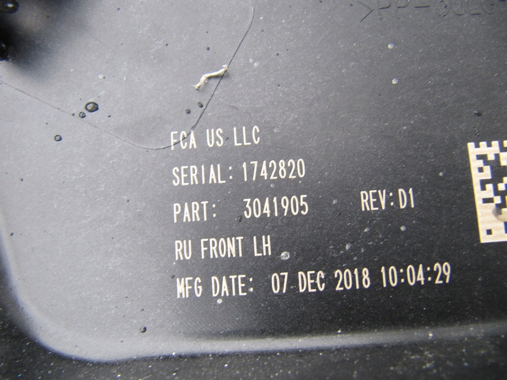 фото №11, Chrysler pacifica 2019 механізм скло лівий перед передній підйому