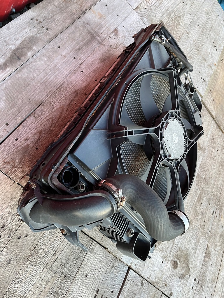 фото №7, Mercedes w221 3.0cdi радіатор вентилятор комплект