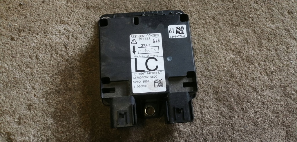 фото №1, Ford fiesta mk6 модуль подушок 6s6t14b056