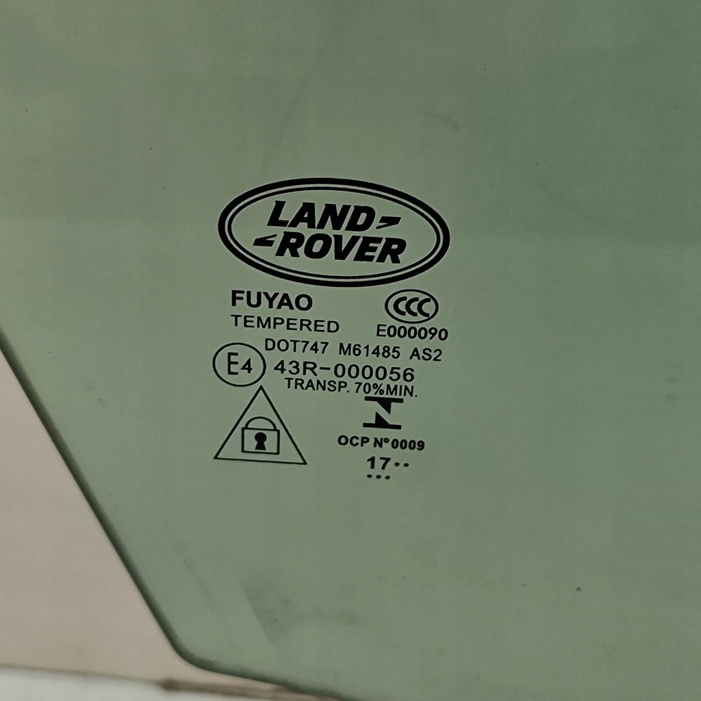 фото №6, Land rover range rover velar 2018 перед сторона правая стекло дверь передних