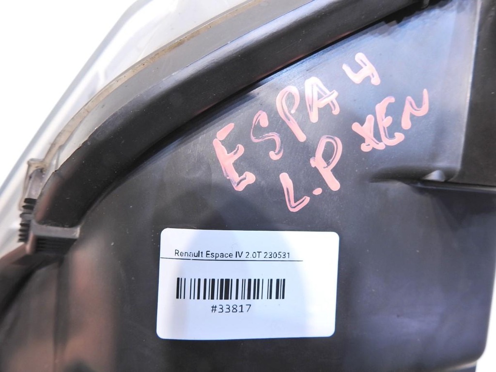 фото №3, Лампа левая передняя перед ксенон renault espace iv