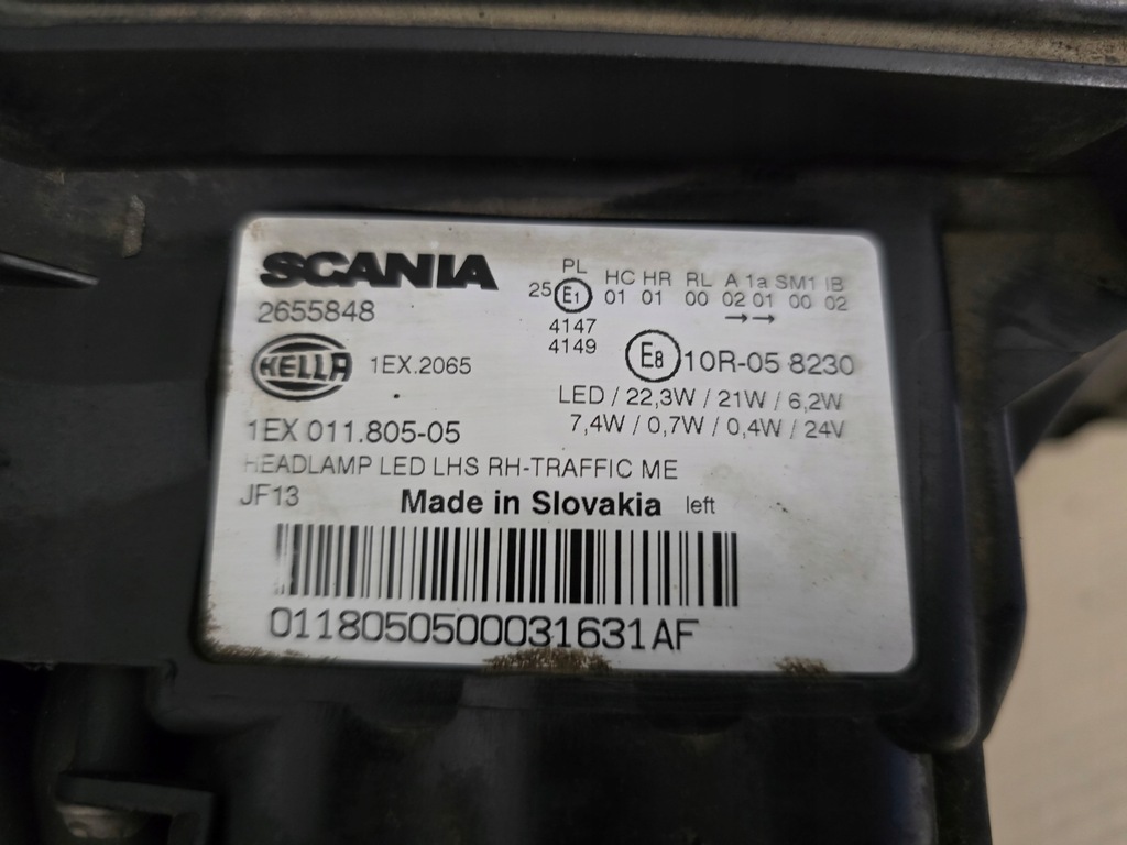 фото №3, Фара лампа full led scania s r 2655848